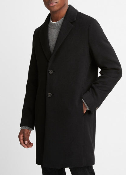 Classic Italian Wool-Blend Coat in Jackets & Outerwear