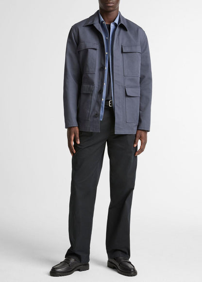 Brushed Cotton Twill Chore Coat in Coats