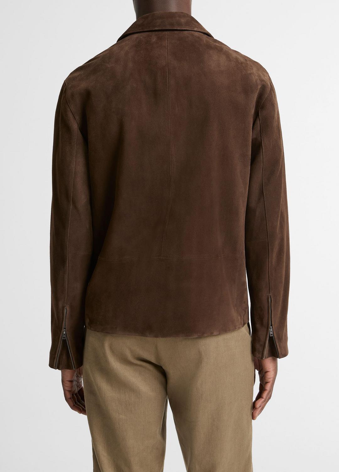 Suede Moto Jacket in Jackets
