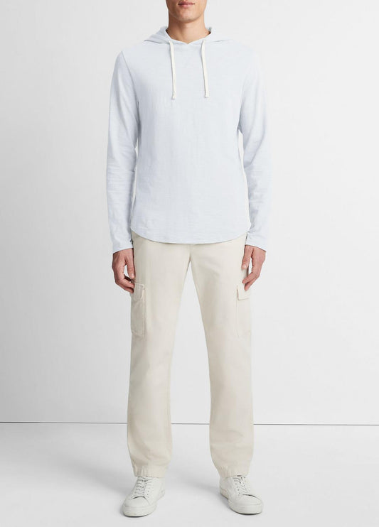 Textured Cotton Hoodie in Sweatshirts & Hoodies