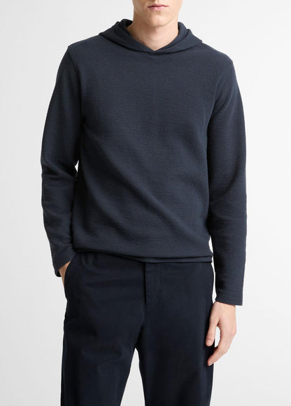 Variegated Stripe Double-Face Cotton-Blend Hoodie in Sweatshirts & Hoodies