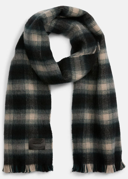 Brushed Plaid Wool Scarf in Scarves & Hats