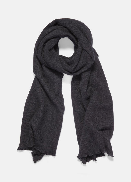 Herringbone Cashmere Scarf in Scarves & Hats