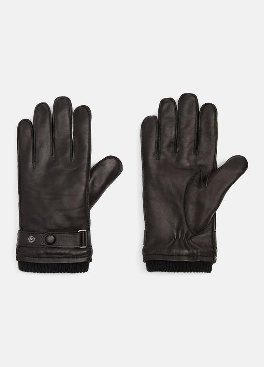 Leather Wrist-Strap Glove in Gloves