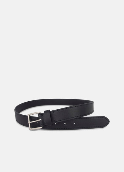 Men's 35mm Stitched Leather Belt in Belts