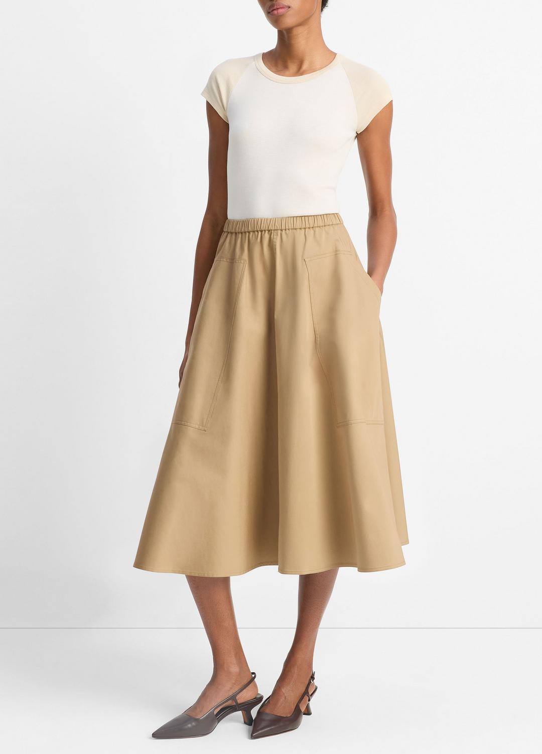 Cotton Full Skirt in Dresses & Skirts