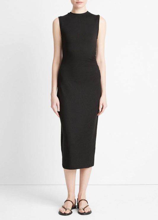 Sleeveless Gathered-Waist Dress in Dresses & Skirts