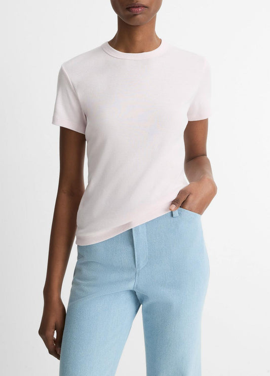 Pima Cotton-Blend '90s Shrunken T-Shirt in Shirts & Tees