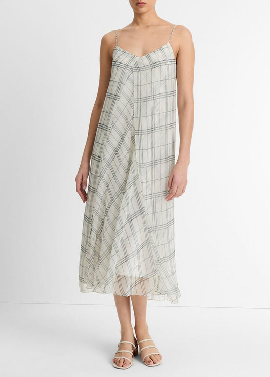 Fenced Plaid Layered Dress in Dresses & Skirts