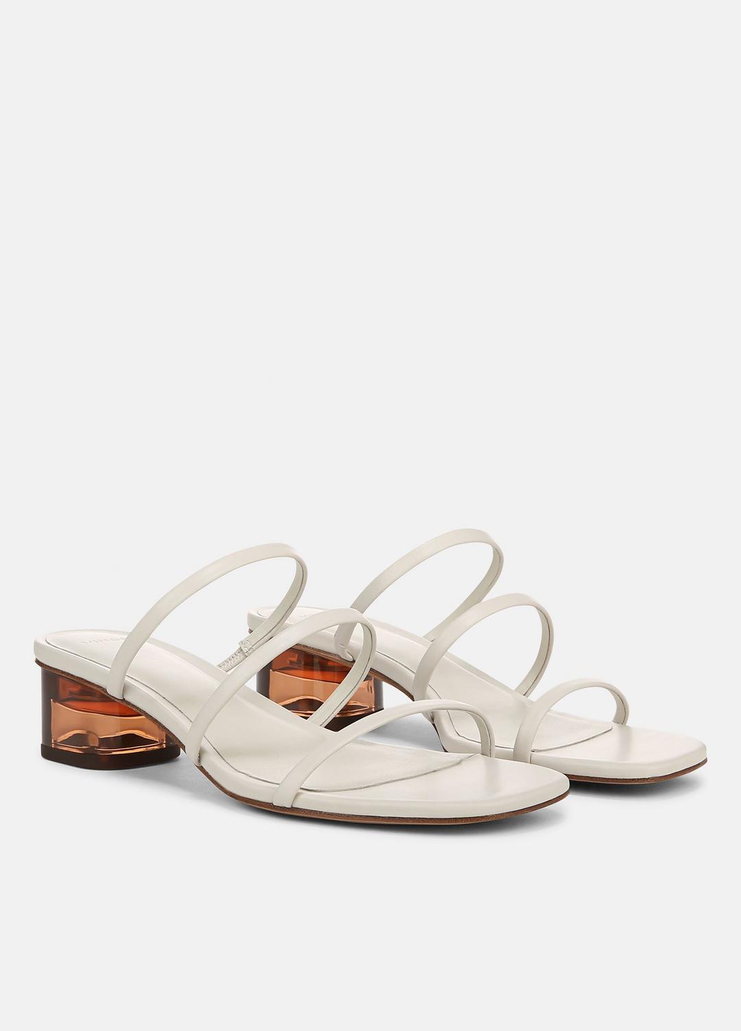 Palm Springs Leather Heeled Sandal in Shoes