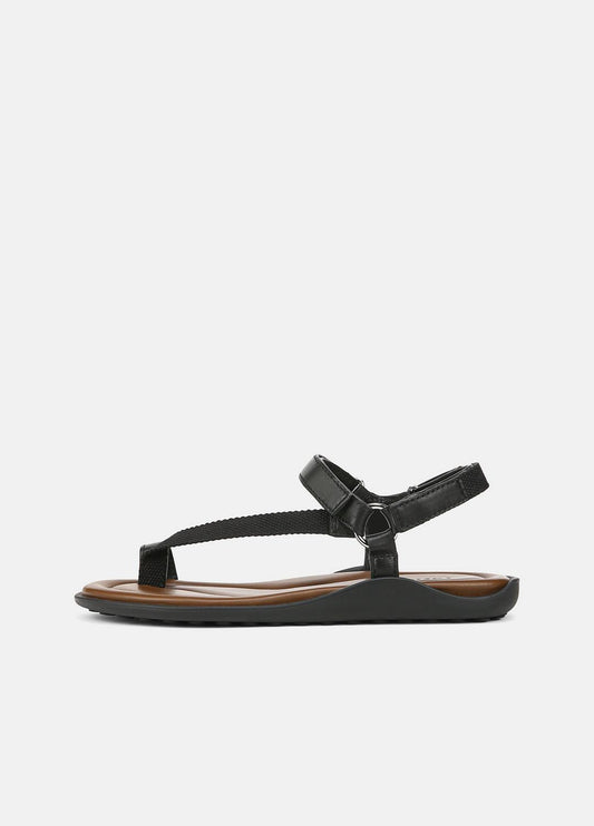 Summer Leather & Canvas Sandal in Shoes
