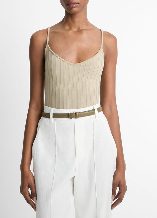 Ribbed V-Neck Camisole in Shirts & Tees