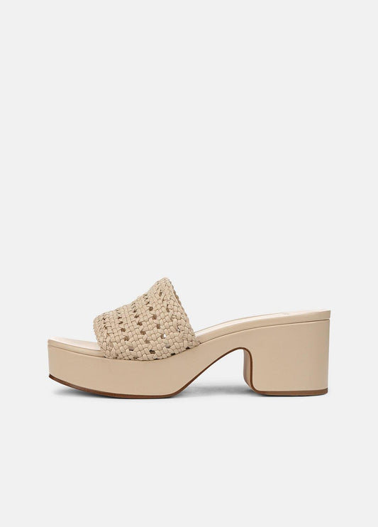 Margo Woven Leather Platform Sandal in Shoes